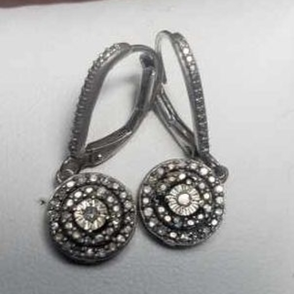 Elegant Silver Drop Earrings